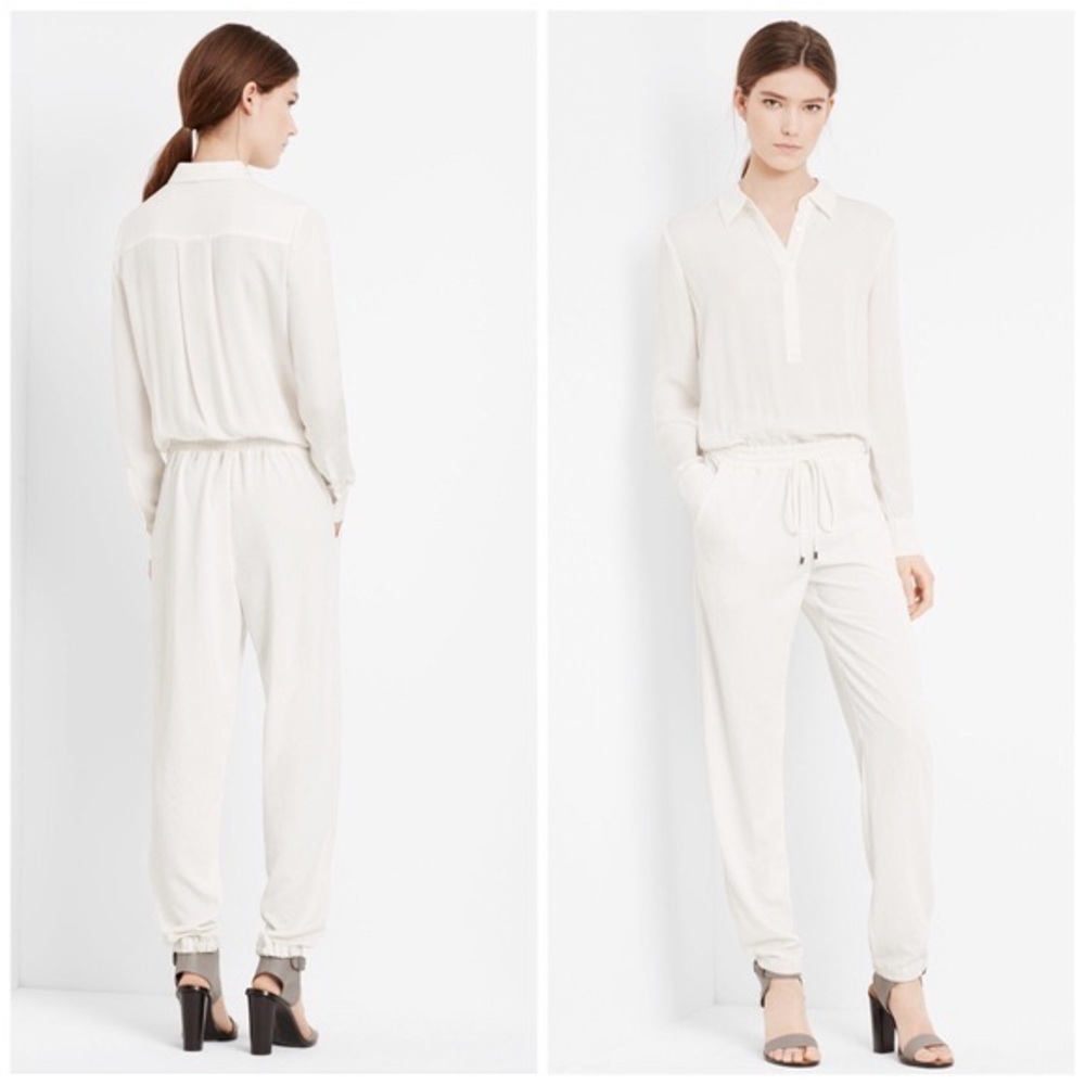 Vince Long Sleeve Jumpsuit, size 2